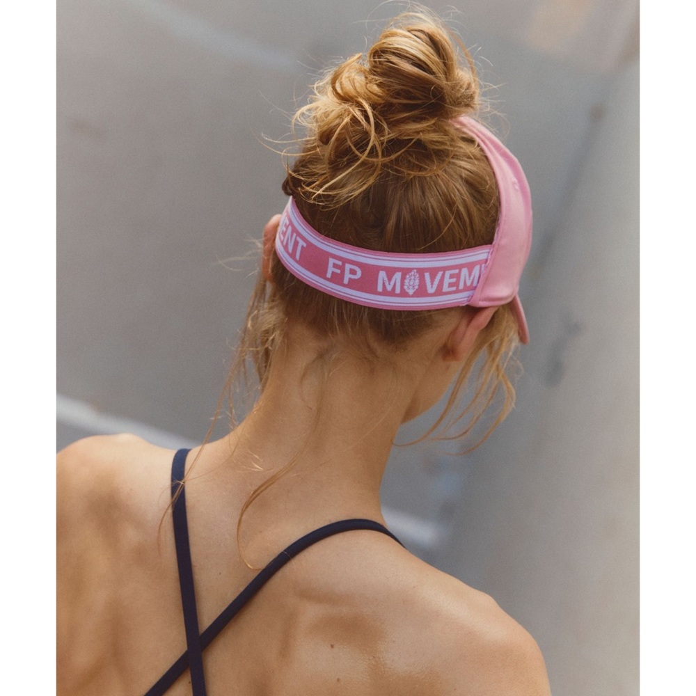 FP Movement pink & white Game Time Cap